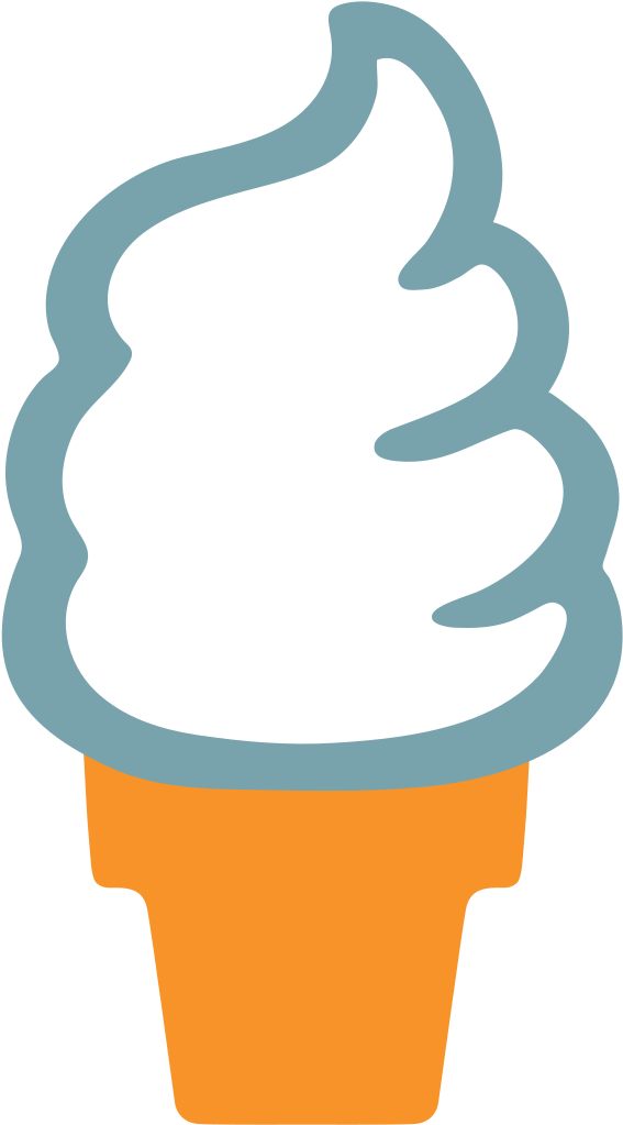 Noto Emoji Kitkat 1f366 - 🍦 Emoji Clipart (1024x1024), Png Download