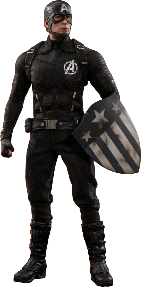 Hot Toys - Captain America Hot Toys Concept Art Clipart (480x980), Png Download