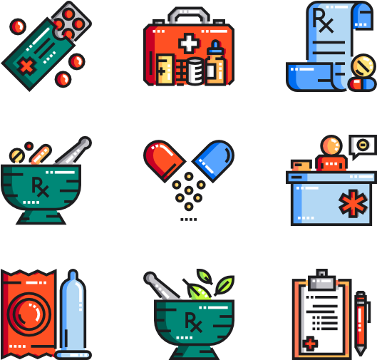 Pharmacy - Pharmacy Icons Clipart (600x564), Png Download