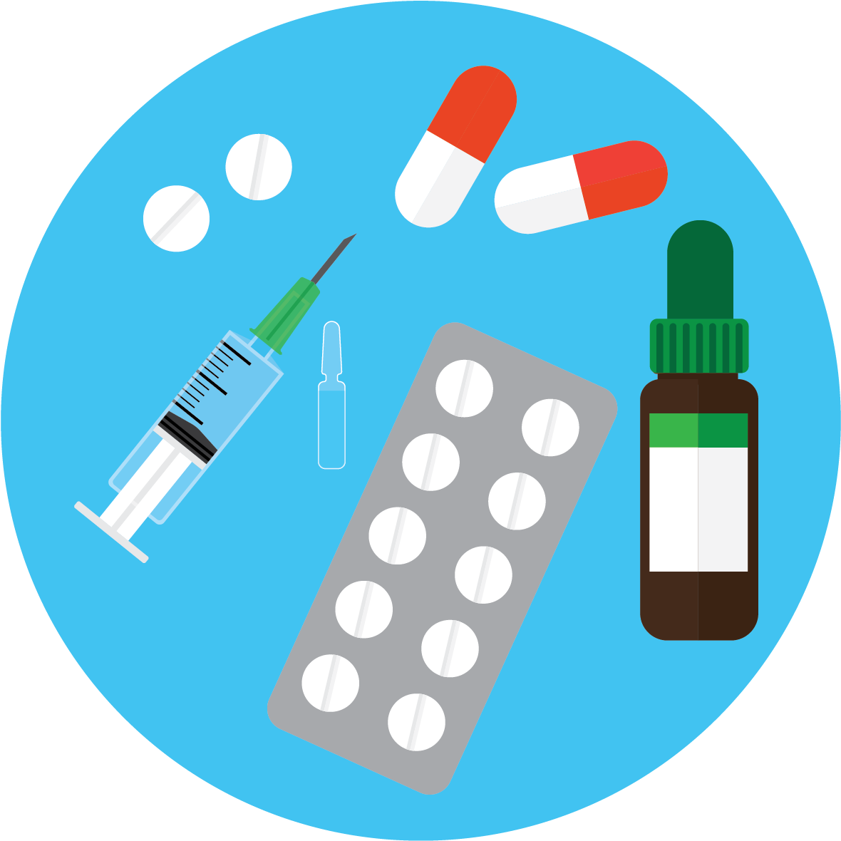 Drugs Clipart Medication Safety - Illustration - Png Download (1201x1201), Png Download