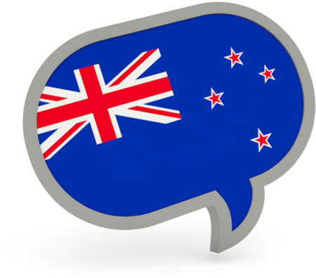Speech Bubble Icon Png Picture - New Zealand Flag Clipart (640x480), Png Download
