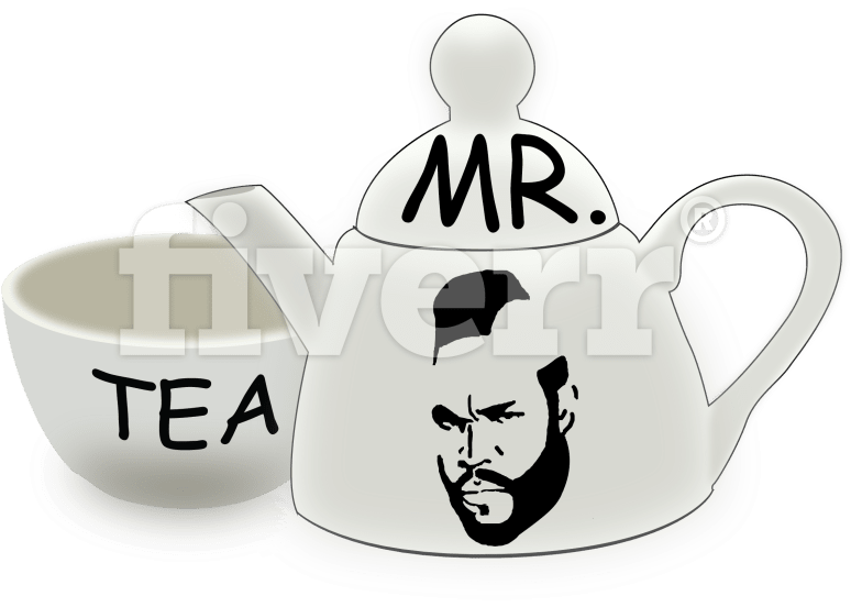 Mr T Stencil Clipart (1200x848), Png Download