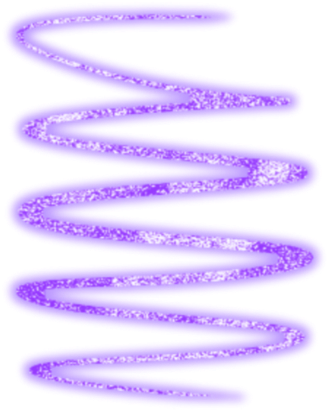 #swirl #purple #purpleneon #neon #light #lights #star - Purple Swirl Picsart Clipart (529x600), Png Download