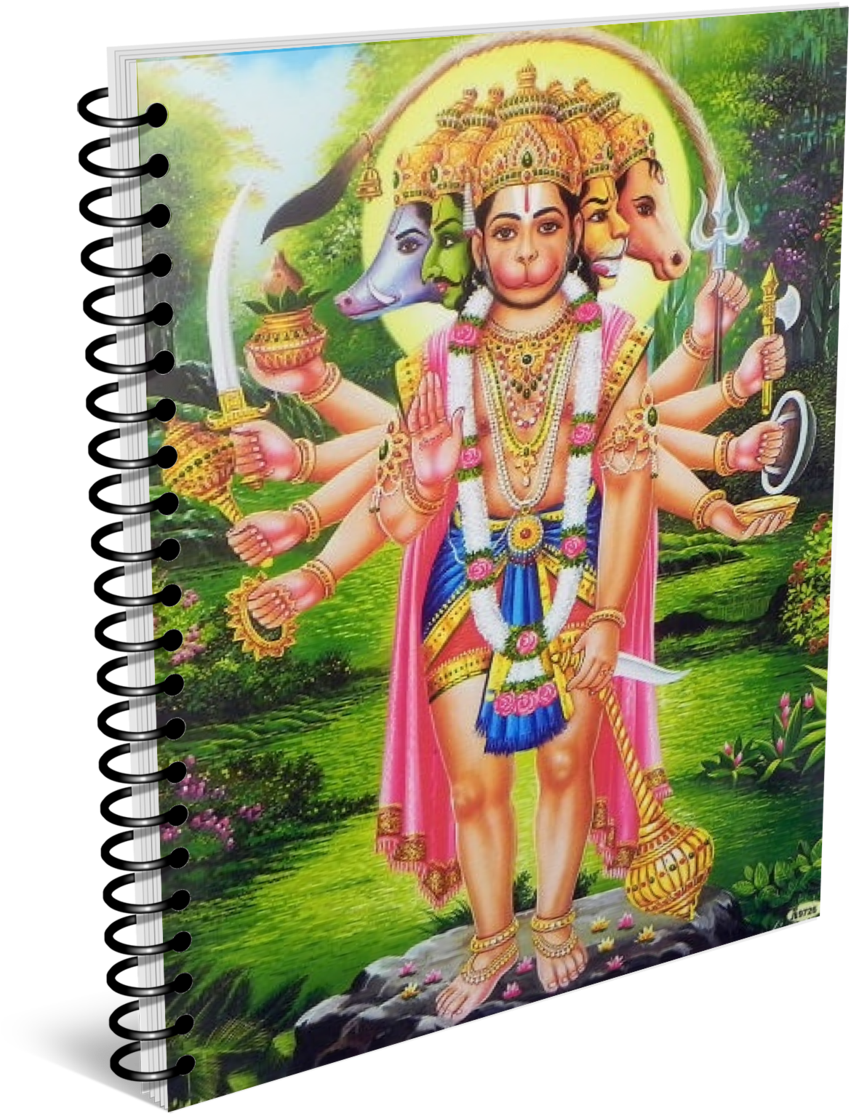 Panchmukhi Hanuman Clipart (1091x1200), Png Download