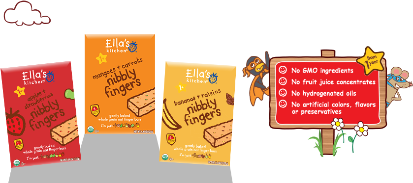 Toddler Snacks - Ellen's Kitchen Baby Food Clipart (950x400), Png Download