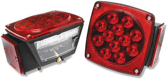 Led Submersible Trailer Light - Trailer Clipart (600x600), Png Download