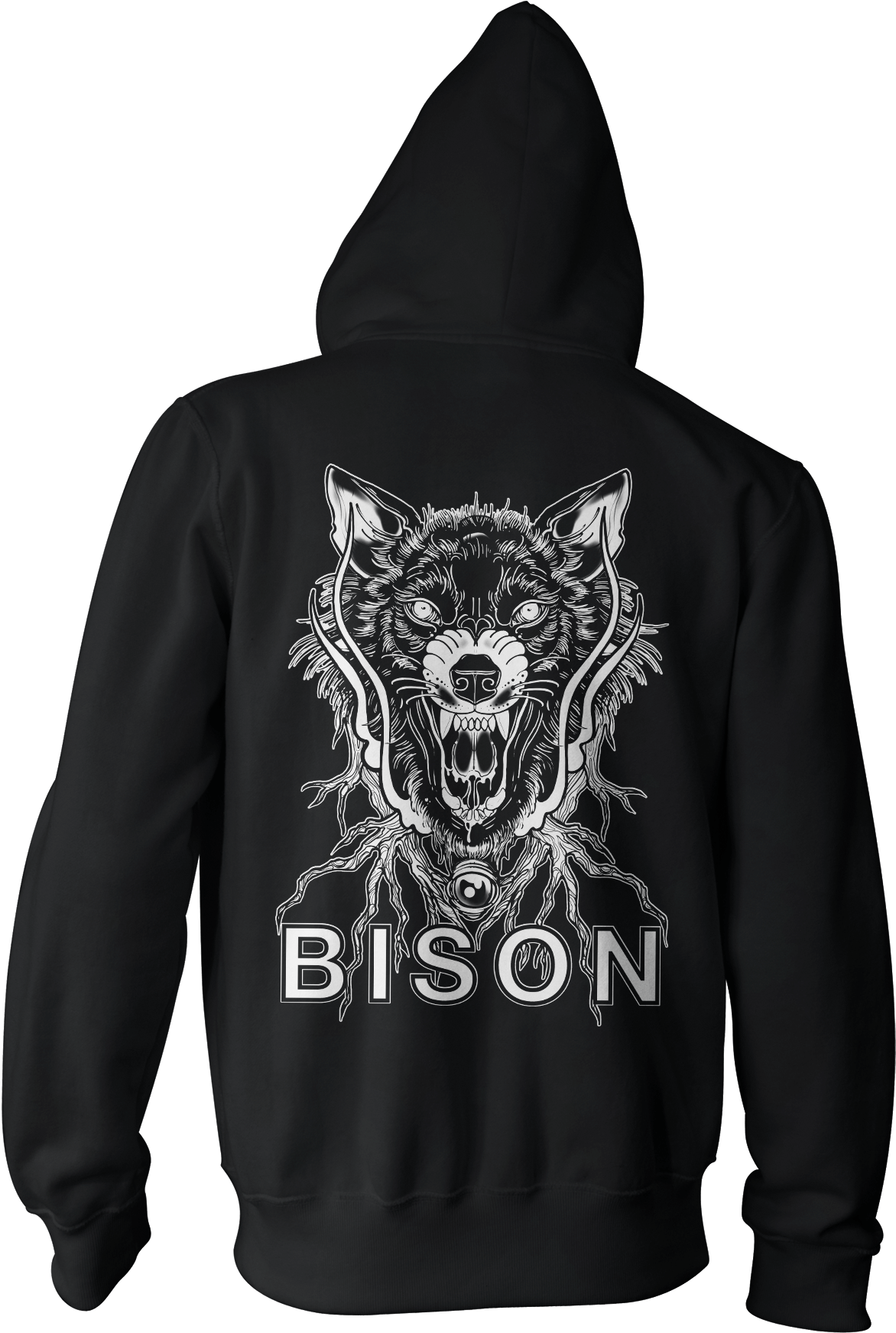 Bison “wolf” Zipper - Linkin Park Hybrid Theory Hoodie Clipart (2000x2000), Png Download
