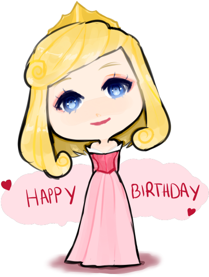 Happy Birthday Princess Frozen Cliparts - Cartoon - Png Download (500x626), Png Download