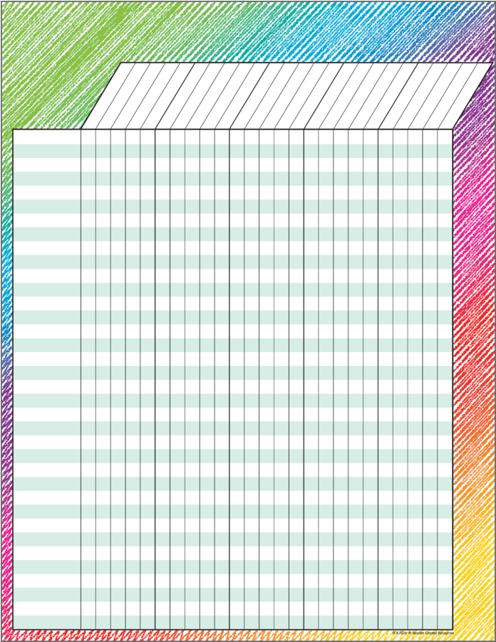 Tcr 7526 Colorful Scribble Incentive Chart - Trend Clipart (900x900), Png Download
