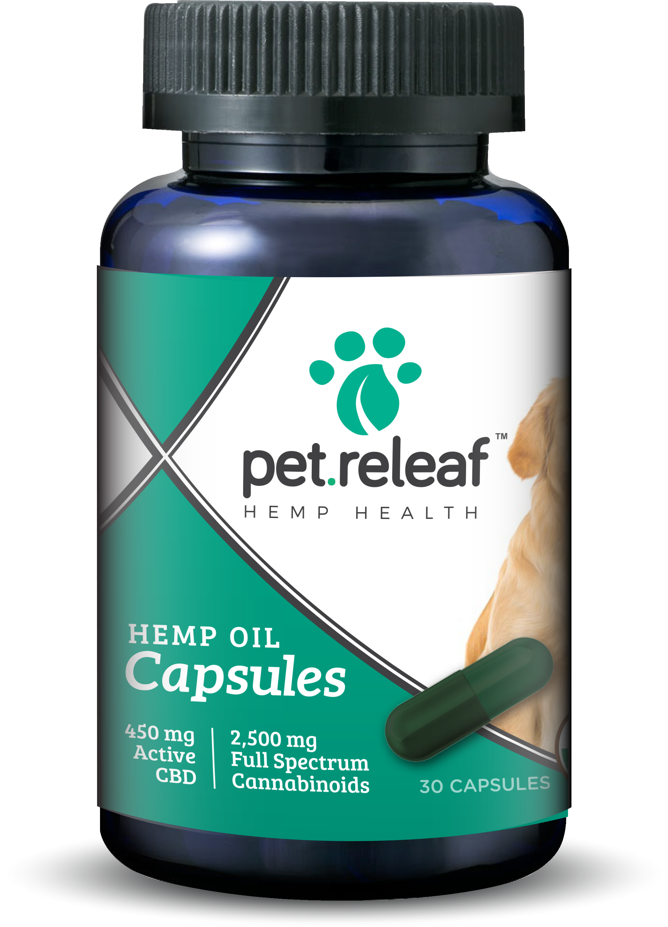 Hemp Oil Capsules - Pet Releaf Clipart (3000x4320), Png Download