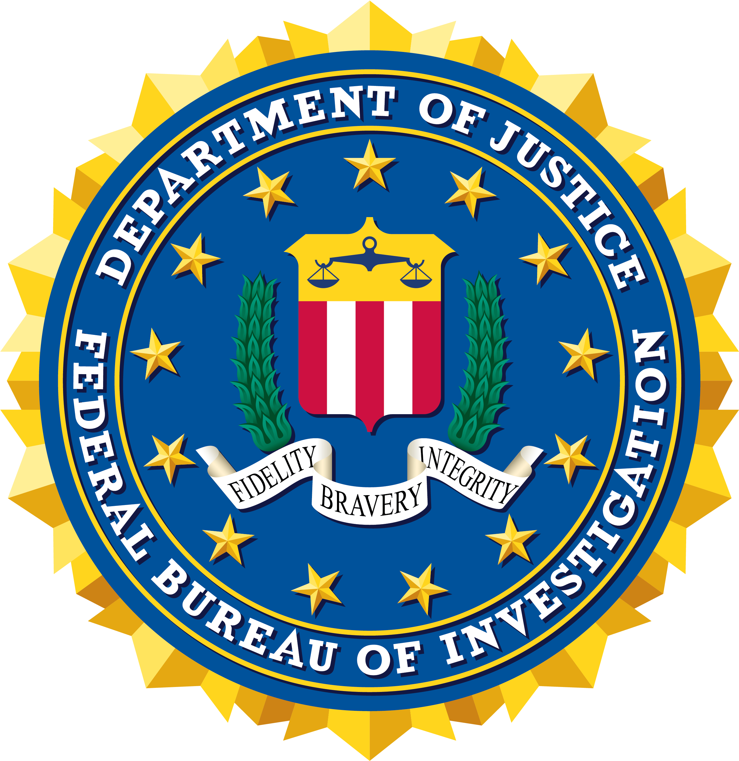 Fbi Logo Clipart (3000x3000), Png Download
