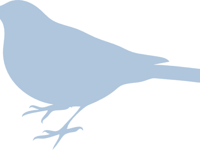 Bluebird Clipart Blue Thing - Bird Silhouette Clip Art - Png Download (640x480), Png Download