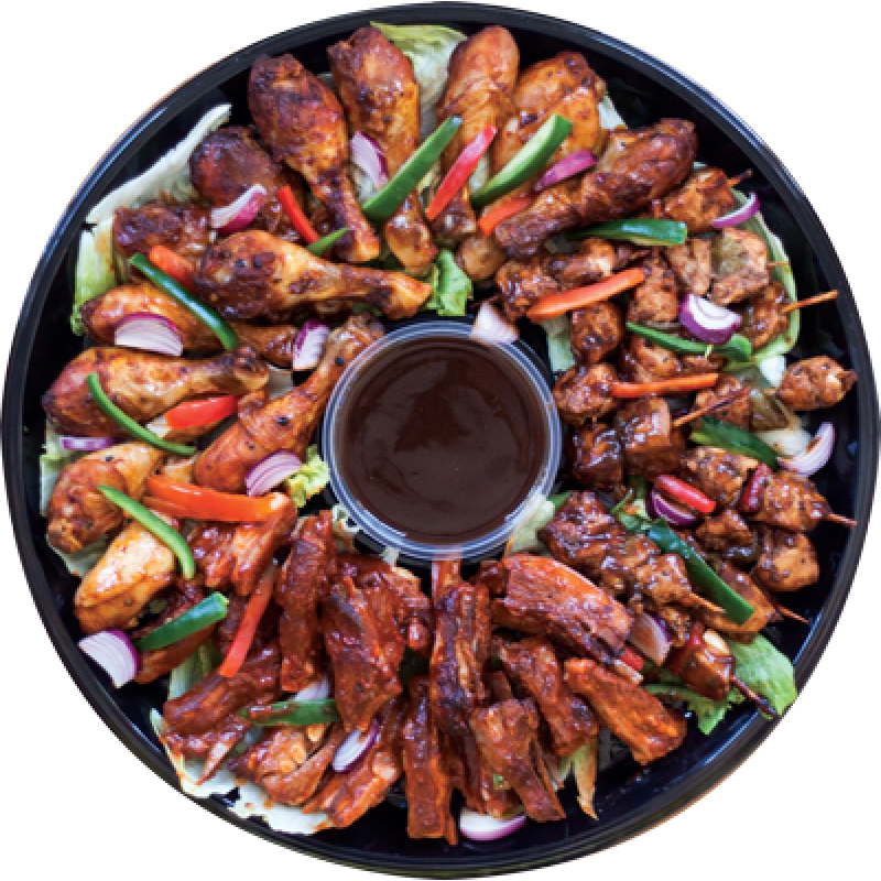 Chicken Drumsticks Png - Meat Platter Clipart (800x800), Png Download