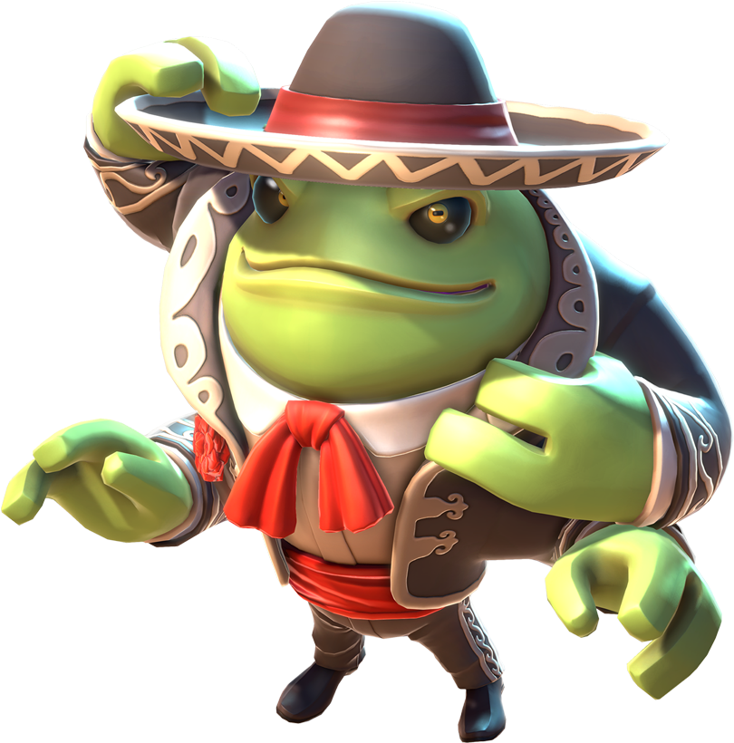 Gancho Thumb Brawlout - Cartoon Clipart (1920x1080), Png Download