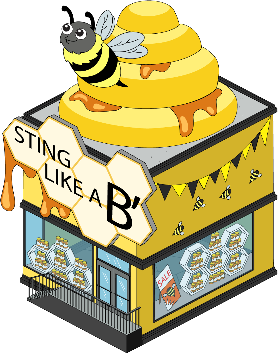 Honey Clipart Bee Family - Png Download (918x1165), Png Download