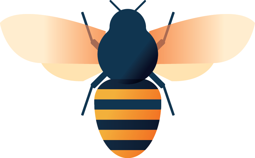 Bee Sting Allergy - Honeybee Clipart (835x519), Png Download