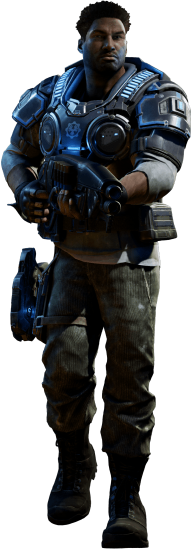 戰爭 機器 4 人物 Clipart (635x1129), Png Download