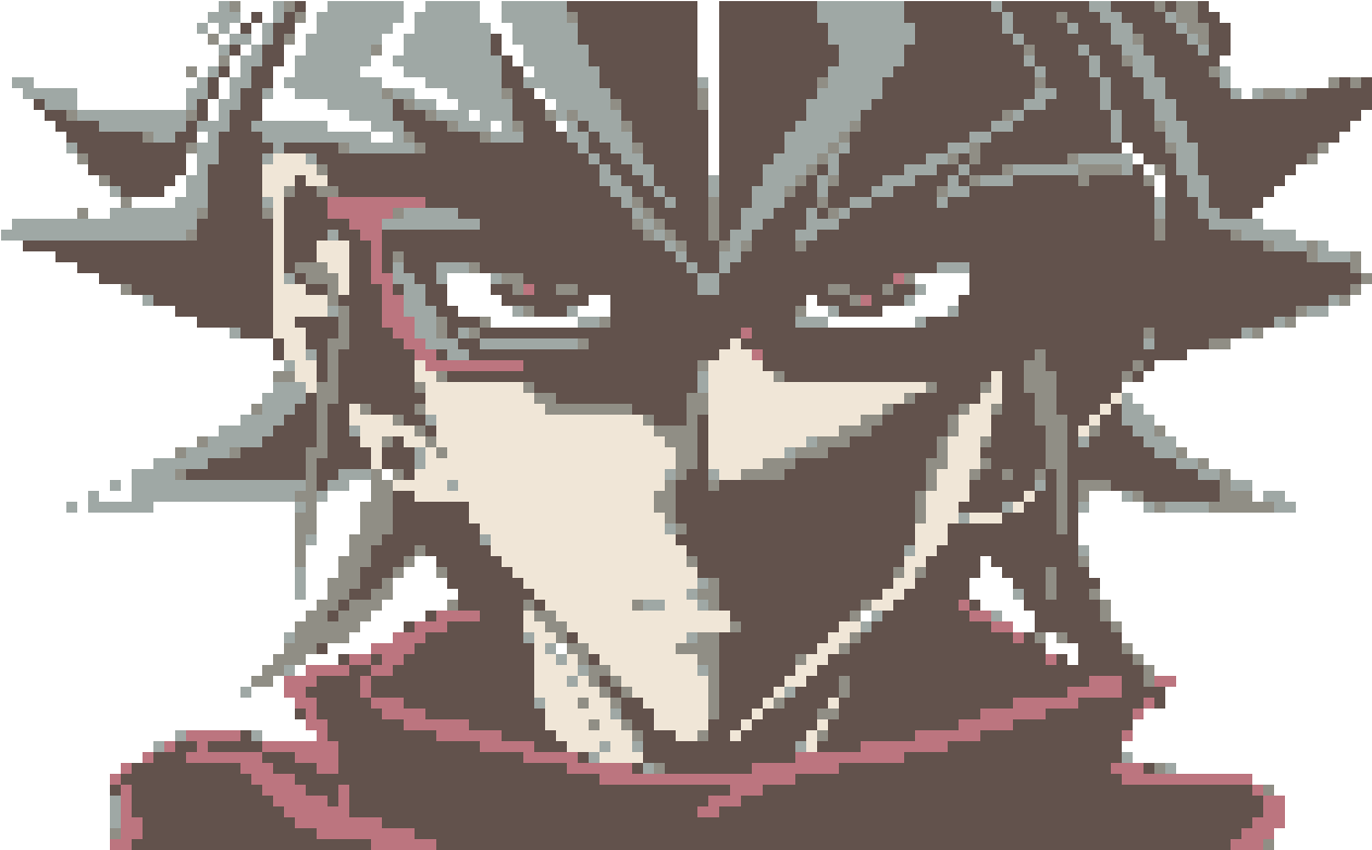 Akaba Reiji/declan Akaba - Yu Gi Oh Arc V Pixel Art Clipart (1270x950), Png Download