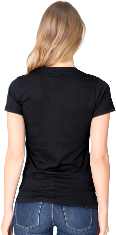 Women T Shirt Back Png Clipart (639x1000), Png Download