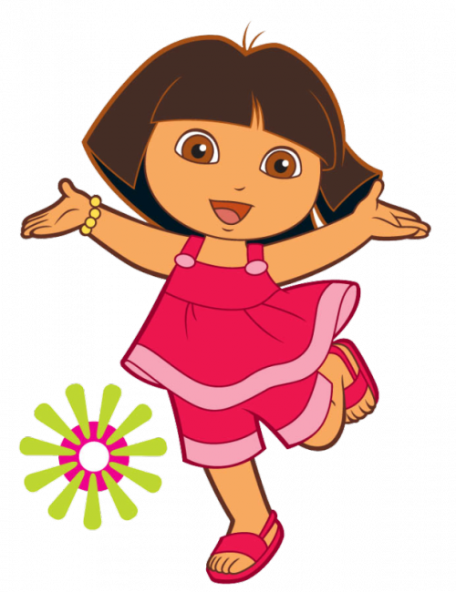 Dora The Explorer - Dora Cartoon Clipart (500x650), Png Download