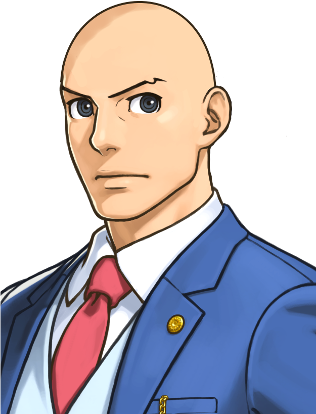 Making Your Favorite Characters Bald - Phoenix Wright Vs Makoto Naegi Clipart (624x836), Png Download