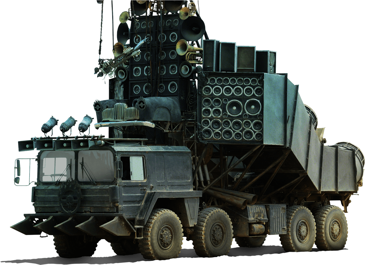 Mrcunningham - Mad Max Fury Road All Cars Clipart (1600x1100), Png Download