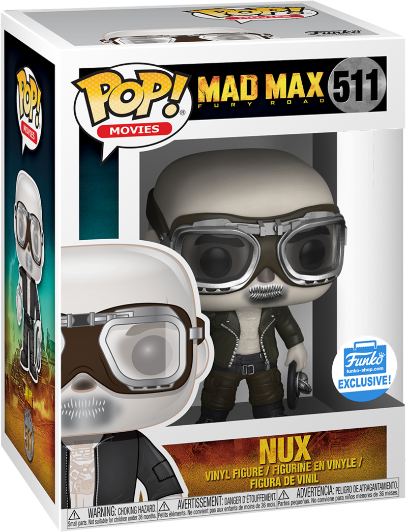 Mad Max Fury Road - Funko Pop Mad Max Nux Clipart (1280x1280), Png Download
