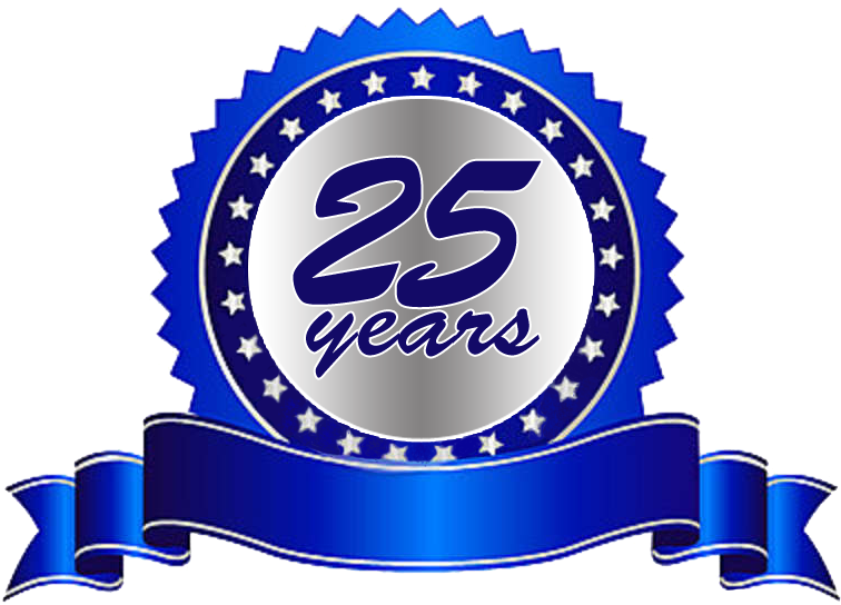 Customer Service Clipart Year Service - 25 Years Anniversary At Work - Png Download (756x544), Png Download