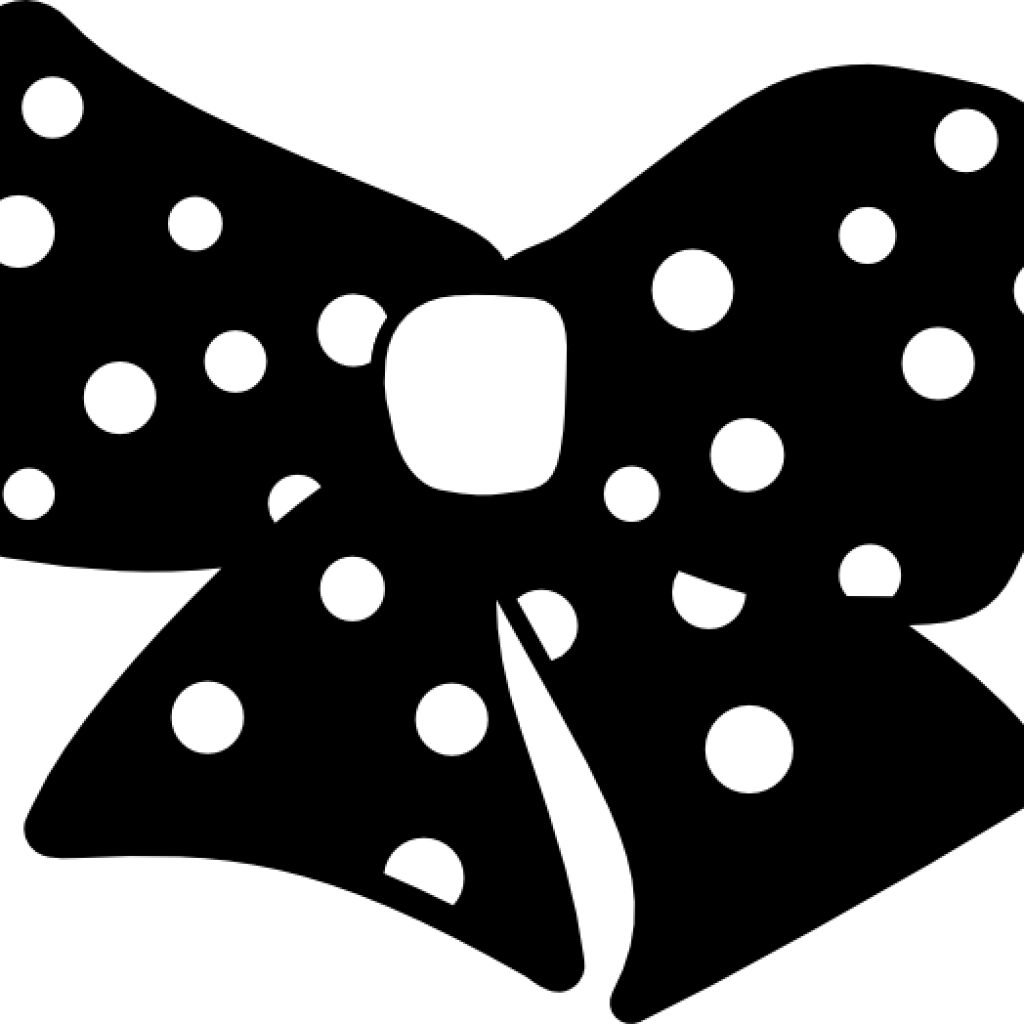Gallery Of Bow Clipart Black And White Polka Dot Science - Png Download (1024x1024), Png Download