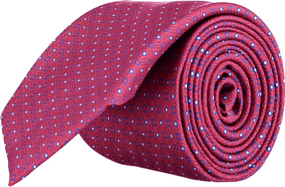 Italian Silk Tie Rolled - Rolled Tie Png Clipart (1180x865), Png Download