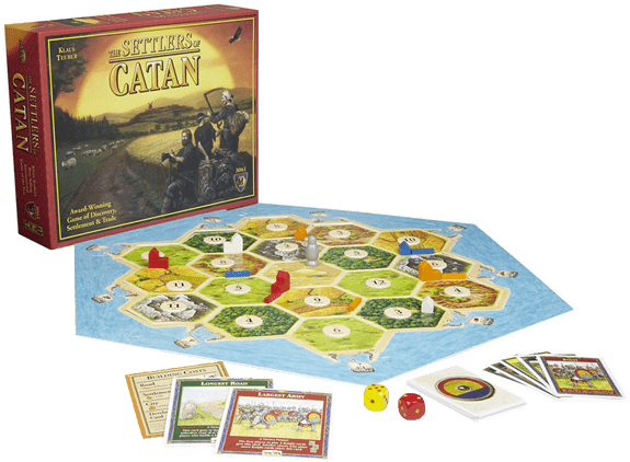The Settlers Of Catan Board Game - Catan Board Game Price Clipart (600x600), Png Download
