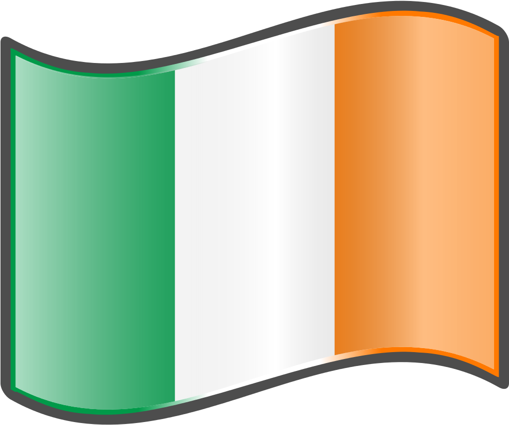 Irish Flag Png - Irish Flag Svg Clipart (1024x1024), Png Download