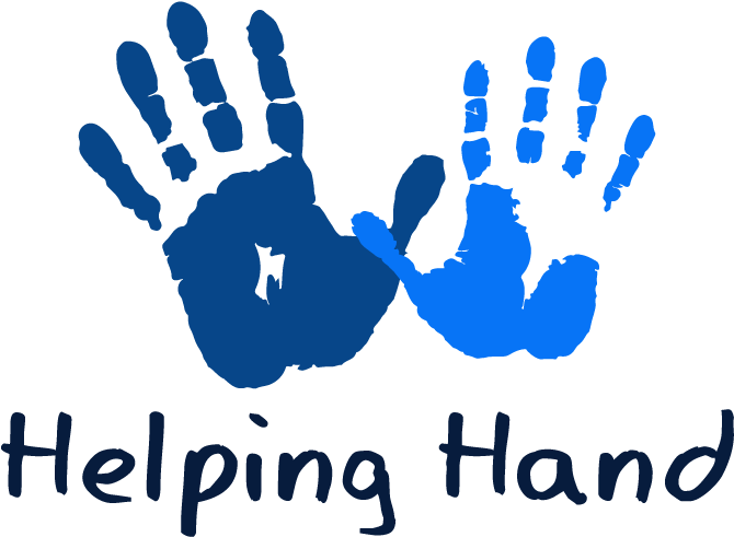 Helping Hands Logo Png Clipart , Png Download - Hand Print Transparent Png (670x491), Png Download
