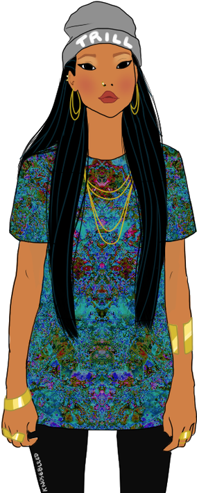Pocahontas - - Pocahontas Swag Clipart (422x750), Png Download