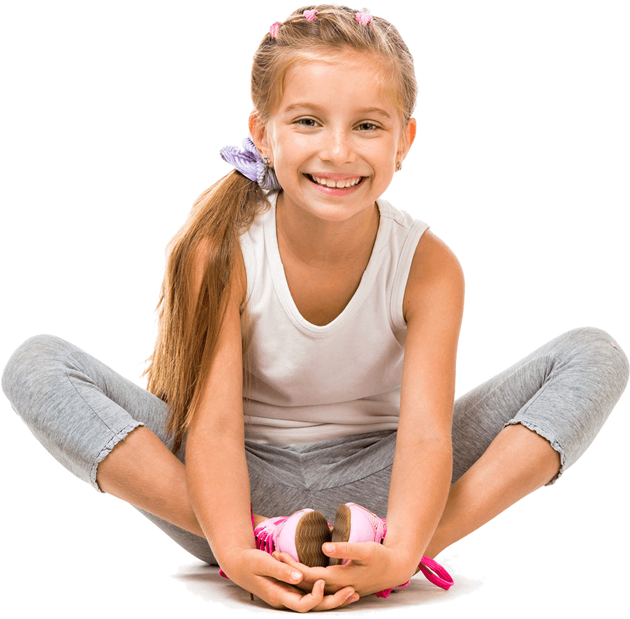 Child Sitting Png - Little Girl Transparent Clipart (1035x990), Png Download