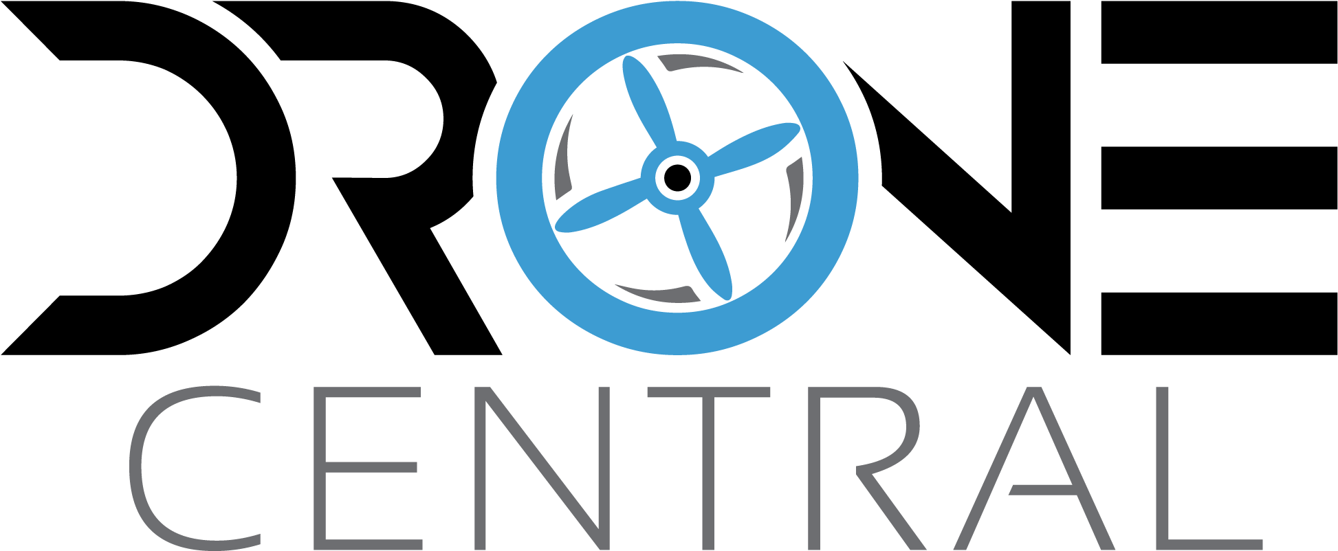Drone Central Logo - Graphic Design Clipart (2481x1188), Png Download