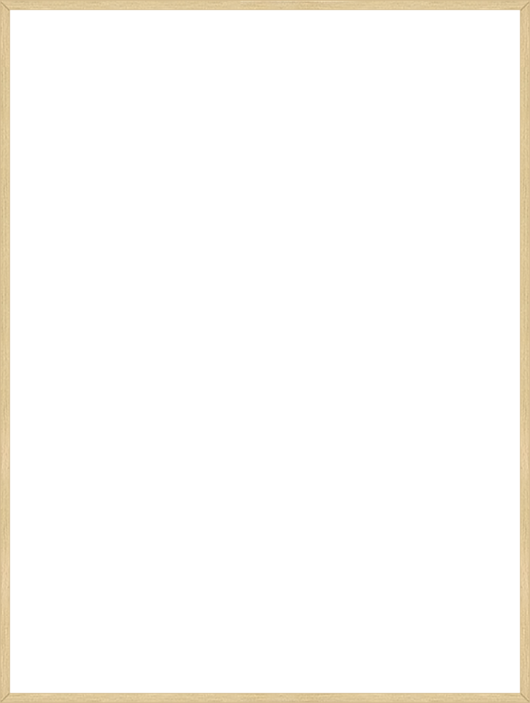 Studio Blonde Wood Frame - Parallel Clipart (754x1000), Png Download
