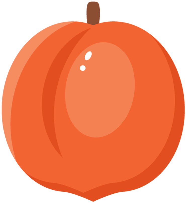 19 Peaches Banner Free Download Stem Huge Freebie Download - Circle Clipart (741x810), Png Download