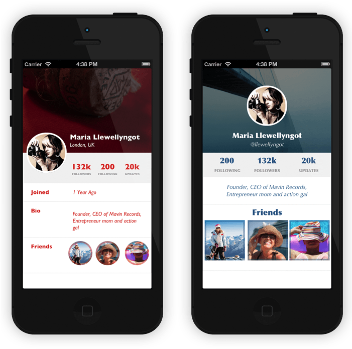 Flat Ui Profile Iphone - Iphone Clipart (700x776), Png Download