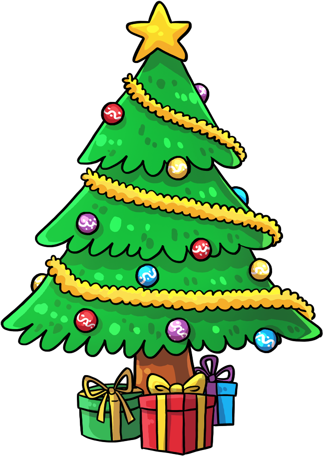 Good Cartoon Pictures Of Christmas Trees Clip Art Clipart - X Mas Tree Clipart - Png Download (709x959), Png Download