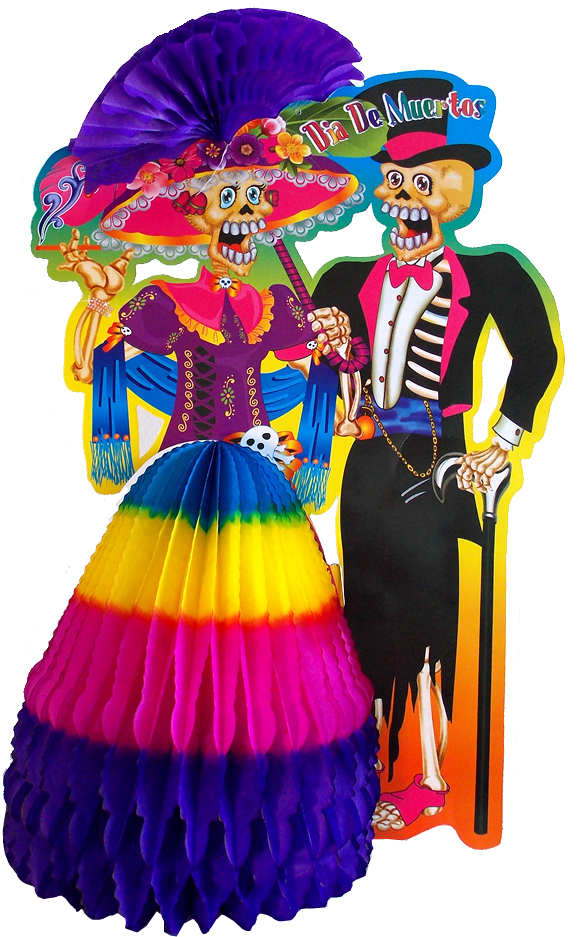 Figura Con Papel Picado - Costume Hat Clipart (2000x1000), Png Download