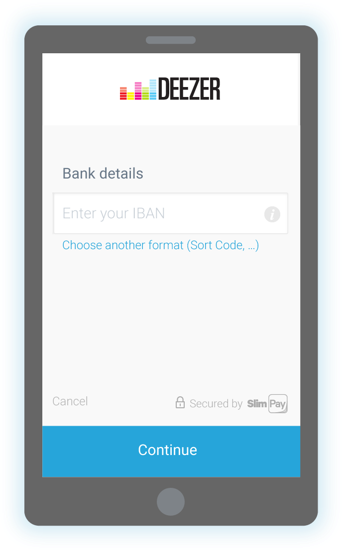 Slimpay Checkout Mobile Deezer - Deezer Clipart (710x1126), Png Download