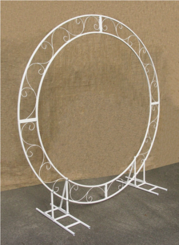 Circle Wedding Arch - Metal Arch Circle Wedding Clipart (800x800), Png Download