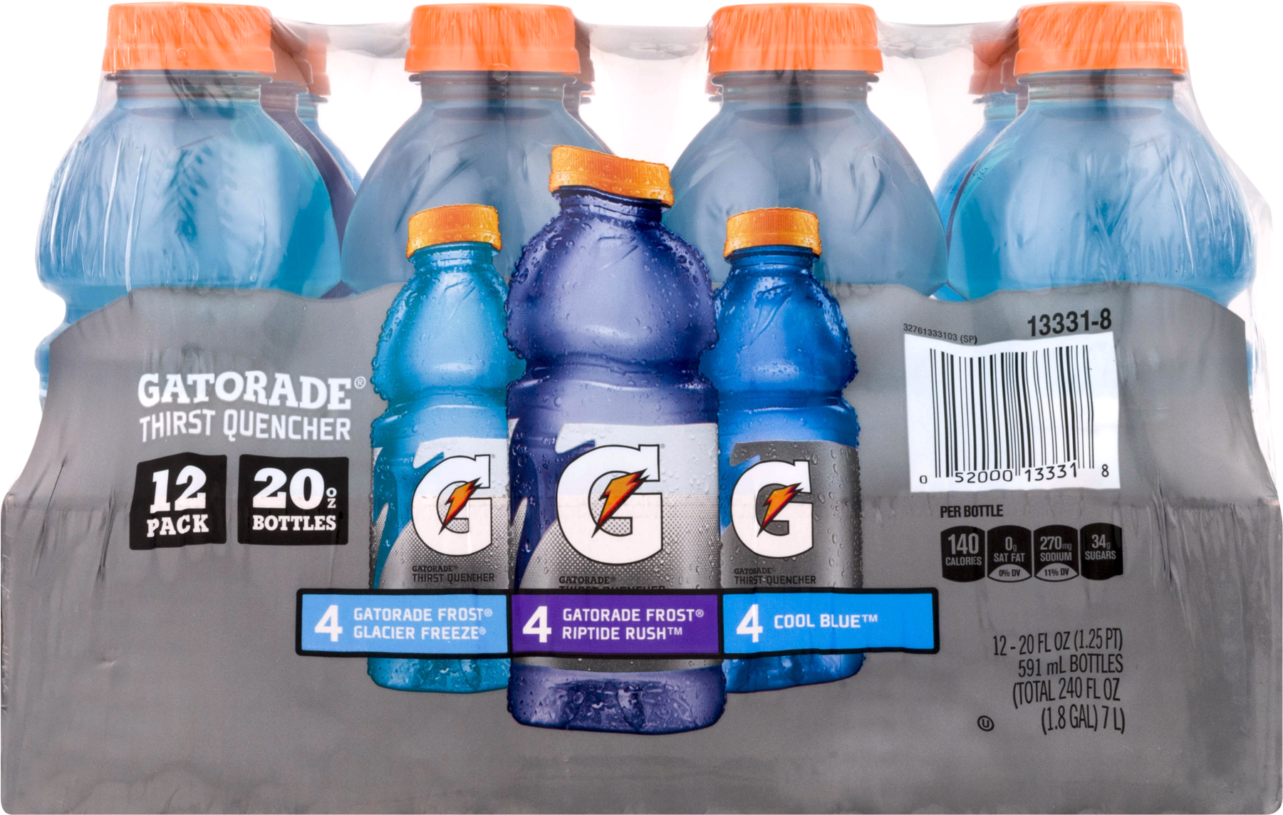 Gatorade G Thirst Quencher Variety Pack, 20 Fl - Gatorade Clipart (1800x1800), Png Download