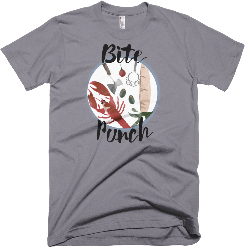 Bite Punch Men's T-shirt - T-shirt Clipart (1000x1000), Png Download