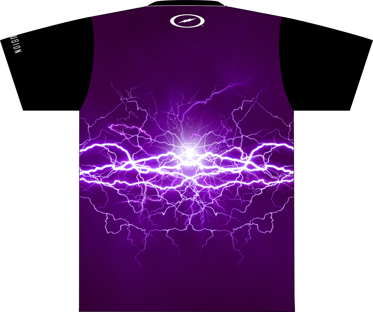 Storm Purple Lightning Dye-sublimated Shirt - Purple Lightning Clipart (1280x1071), Png Download