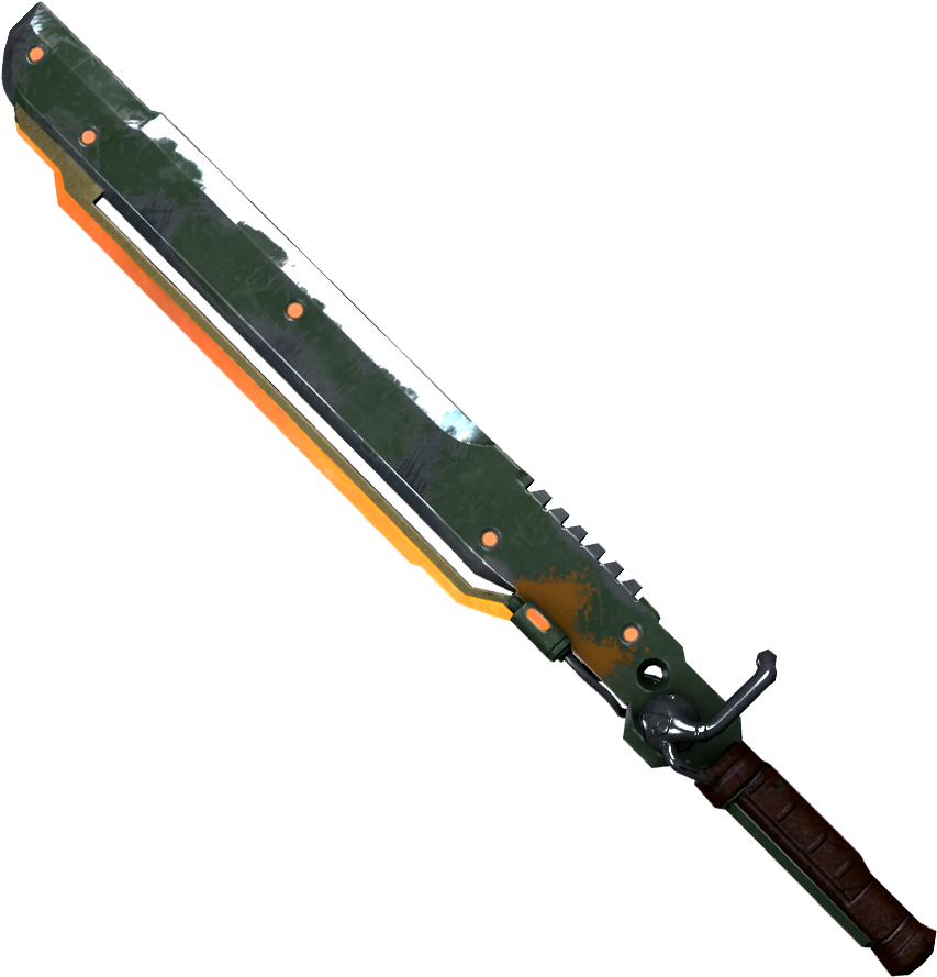 Machete - Warframe Machete Clipart (1000x1000), Png Download