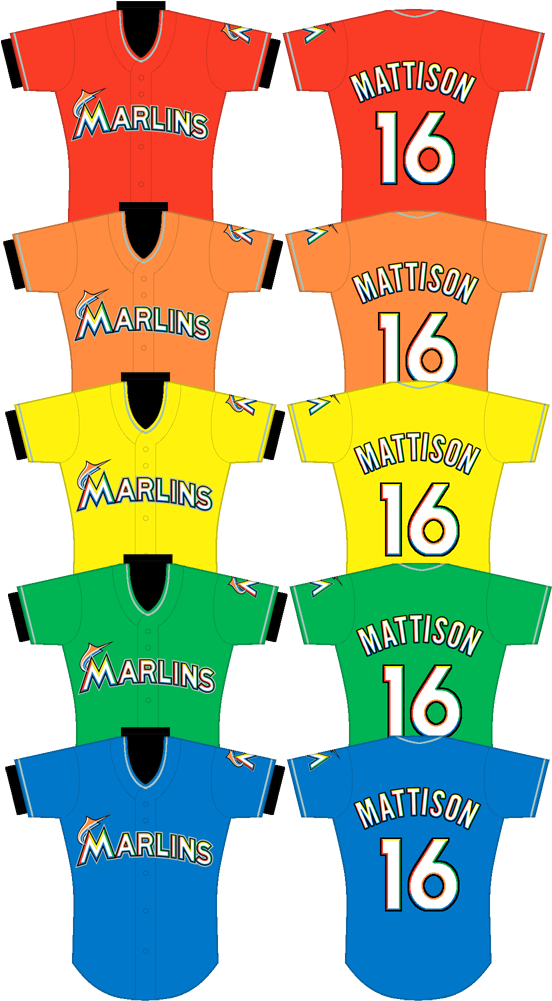 Urnih - Miami Marlins Concept Clipart (584x1040), Png Download