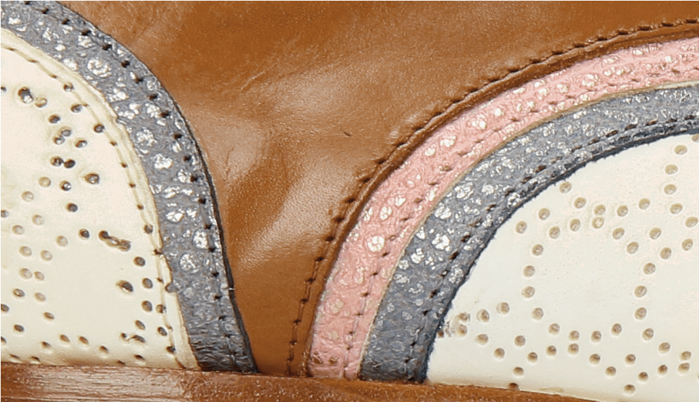 Derby Shoes Sally 15 Tan Grafi Rose Gold Perfo Nude - Bed Skirt Clipart (1024x1024), Png Download