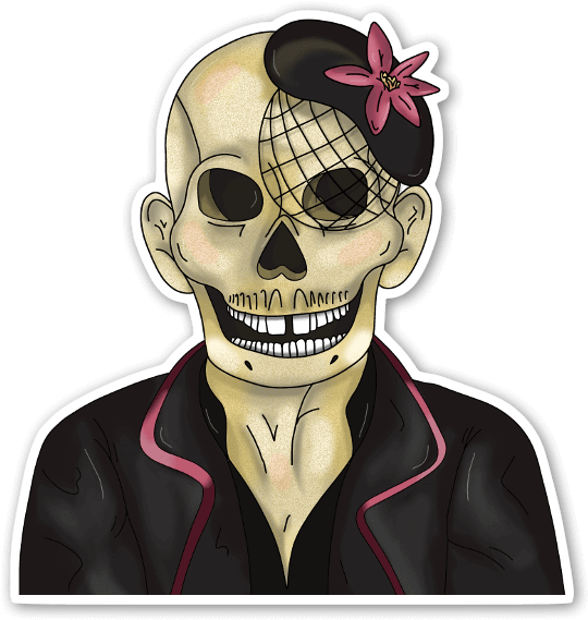 Sorry For Your Loss - Skull Clipart (573x600), Png Download